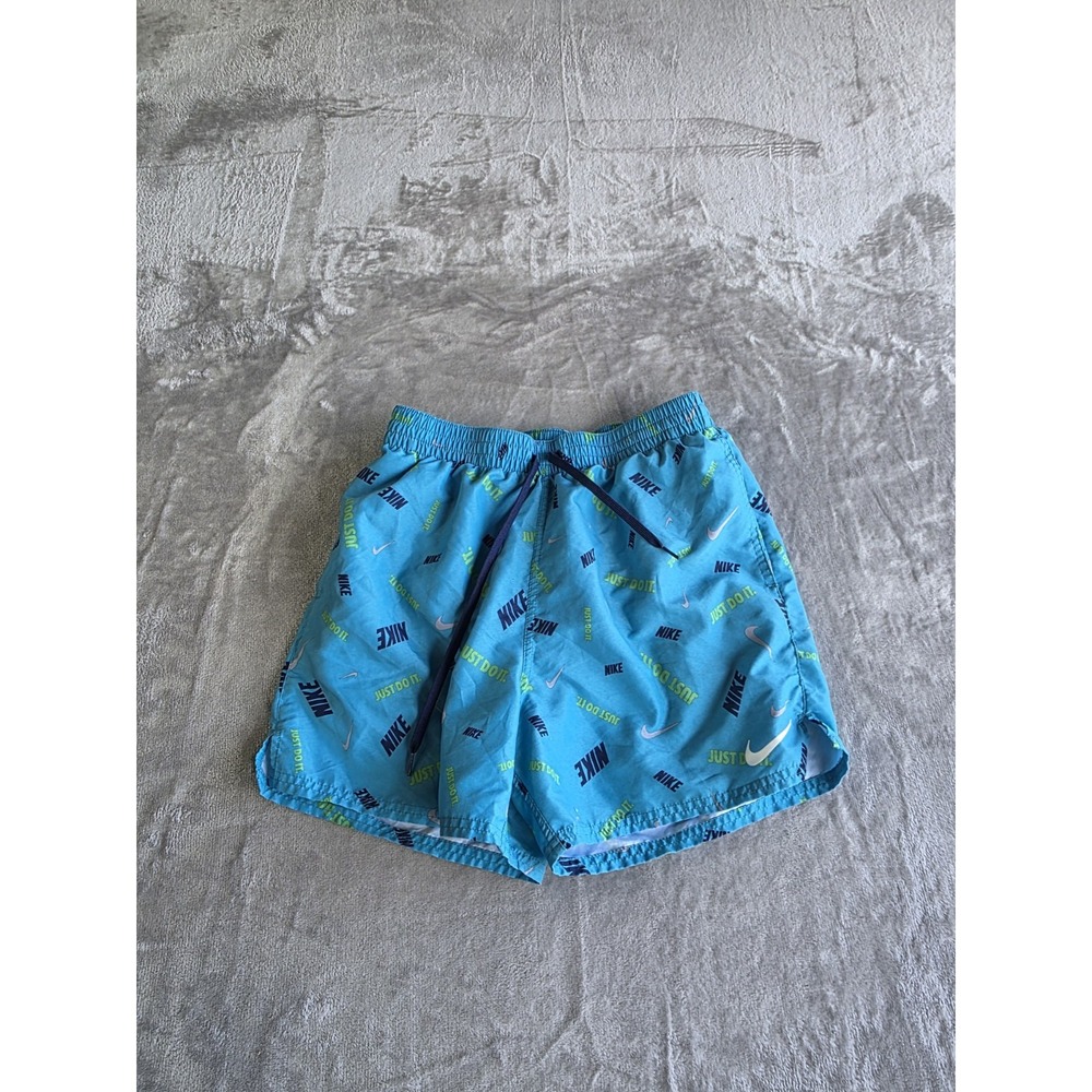 Nike Mens Swim Trunks Size Medium Blue